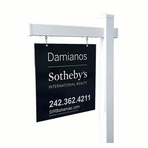 Letrero de plástico personalizado para casa en venta, letrero inmobiliario, letrero publicitario con impresión digital, letreros de cumpleaños para jardín - Product Image 1