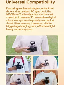 Flash Godox <span class=keywords><strong>IFlash</strong></span> IM30 Pro pour appareil photo, modes automatique/manuel, fonction d'affichage pour les appareils photo Fujifilm/Olympus - Fabriqué en Chine - Product Image 5