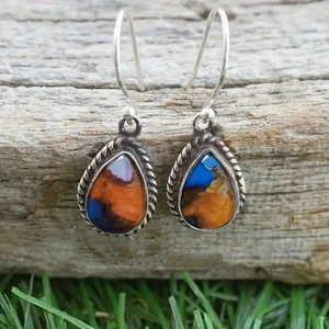 Orecchini Vintage a Goccia per Donne, Gioielli Artistici Etnici di Tendenza - Product Image 2
