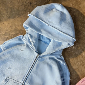 Custom Manufacturer 100% Cotton 500gsm Breathable Streetwear <b>Embroidery</b> Hoodie <b>Set</b> Sweat Suit Straight Leg Design Tracksuit <b>Set</b> - Product Image 2