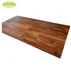 Junta de dedo de madera maciza, tablero de madera Merbau laminada de 18mm, Panel de madera sin procesar FJ Merbau