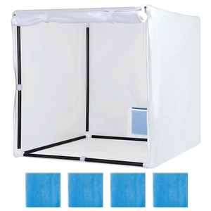 Cabina <span class=keywords><strong>de</strong></span> pintura portátil <span class=keywords><strong>para</strong></span> oficina, cabina <span class=keywords><strong>de</strong></span> pulverización con suelo <span class=keywords><strong>para</strong></span> pintar cosas pequeñas - Product Image 2