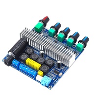 Carte d'amplificateur de puissance numérique TPA3116 Bluetooth 4.2 haute puissance 2.1 avec super subwoofer, 12-24V, carte finie