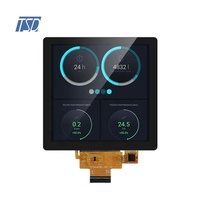 Smart Home 720x720 carré Ips 4 ''Tft écran tactile noir 4 pouces Tft Module d'affichage Lcd