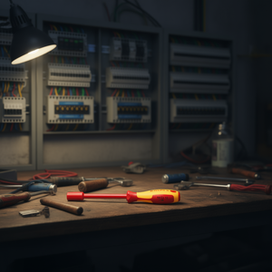 Llave hexagonal Knipex con mango de destornillador 98 03 12 aislada para uso eléctrico - Product Image 3