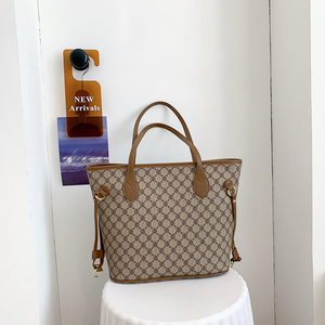 Bolso Tote de PU para Dama, a la Moda. Con diseño de patrón geométrico. Bolso de Diseñador.436 - Product Image 1