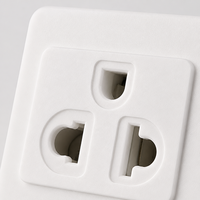 Multiprise mobile durable à trois couleurs et deux prises (220V/110V/125V) pour l'Asie du Sud-Est, Thaïlande