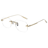 Lunettes de myopie sans monture en titane pur ultra-légères pour hommes, adaptées aux petits visages, verres correcteurs disponibles