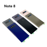 Boîtier de couverture arrière de porte de batterie en verre pour Samsung Galaxy Note 8 9 couvercle de boîtier de batterie arrière