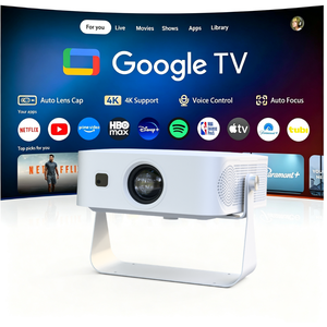 Proyector Nativo Full HD Google <span class=keywords><strong>TV</strong></span> 1080P LCD LED WIFI Oficial <span class=keywords><strong>NET</strong></span>-FLIX Sin Polvo de Alto Brillo - Product Image 5