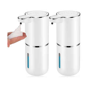 Capteur de charge USB Distributeur automatique de savon à mains en mousse Distributeur de savon liquide infrarouge sans contact mural pour hôtels Salle de bain - Product Image 1