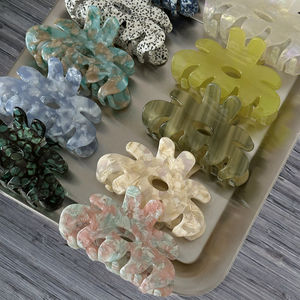 डॉवेल कोरियन संस्करण मर्मेड रानी एसिटिक एसिड बनावट बालों को लड़कियों के लिए बड़े शार्क क्लिप बाल सहायक - Product Image 5