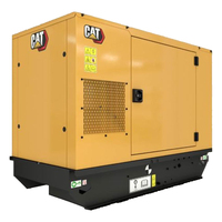 Groupe électrogène diesel CAT 20-80Kva, vitesse de rotation 1500 tr/min, type silencieux, tension nominale de 110 à 415 volts, un générateur