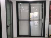 Portes coulissantes extérieures en aluminium à double vitrage insonorisées, portes intérieures coulissantes en aluminium à double vitrage thermique