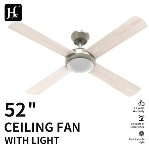 Best White Bldc 4 <b>Leaf</b> High Speed Fan 52 Inch Remote Control Ceiling Fans No <b>Light</b> for Hospitals - Product Image 3