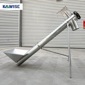 Elevador de tornillo sin fin para granos con longitud y diámetro personalizados para el transporte de maíz, trigo, polvo y pellets - Product Image 4