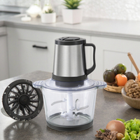 Vente en gros 3L électrique multifonction hachoir à viande hachoir à légumes Portable outil ménager pour hacher meulage mélange tranchage