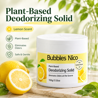 Désodorisant solide végétal OEM d'usine pour la maison, la salle de bain et la voiture, parfum citron, éliminateur d'odeurs, vente en gros en vrac