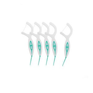 <span class=keywords><strong>Fil</strong></span> <span class=keywords><strong>dentaire</strong></span> 2-en-1 avec brosse interdentaire, bâtonnets de <span class=keywords><strong>fil</strong></span> <span class=keywords><strong>dentaire</strong></span> double tête saveur menthe <span class=keywords><strong>pour</strong></span> un nettoyage en profondeur des dents - Product Image 2