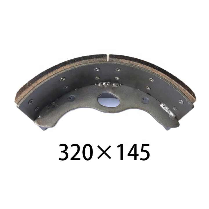 92957252 rear Drum Rivet Brake shoe MK384867 with brake lining for  