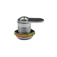 Serrure à came industrielle en alliage de zinc avec placage chromé brillant, cylindre de verrouillage haute performance, utilisation L/R pour machines, boîtes de distribution