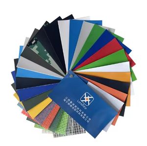 Bâche en PVC bleu Baché Trapal 680G bâche imperméable écologique avec motif tissé Ripstop bâche en PVC couverture de natation - Product Image 6