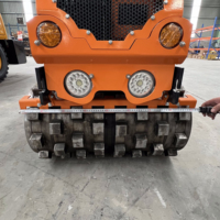 Compacteur à rouleaux de type télécommandé à rainures JY-800C, avec tambours amovibles