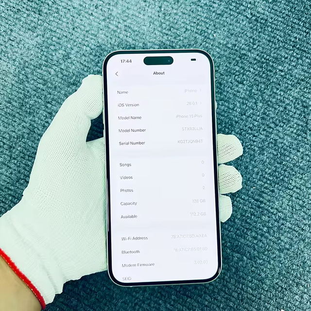 Wholesale Original 99% New Unlocked 15 Plus 5g Cell Phones 128GB Used Mobile Phone I Phone 15 Plus