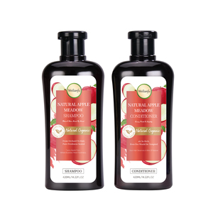 Ensemble de Soins Capillaires Bio Nettoyants en Profondeur en Gros – <span class=keywords><strong>Meilleur</strong></span> Shampooing et Après-Shampooing Naturels à la Pomme Anti-Chute pour Réparer les Cheveux Abîmés - Product Image 6