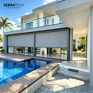 Persianas Exteriores Automáticas ZERATECH con Motor Inteligente, <span class=keywords><strong>Cortinas</strong></span> Impermeables <span class=keywords><strong>de</strong></span> Aluminio <span class=keywords><strong>para</strong></span> Muro Cortina <span class=keywords><strong>de</strong></span> Vidrio, Balcón, con Certificación CE - Product Image 4