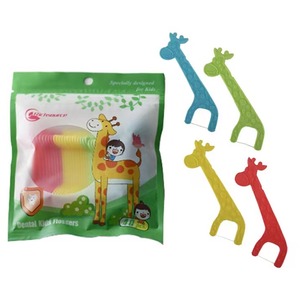 OEM Custom cartoon bambini non tossico per la cura orale dentale filo interdentale portatile Flosser Dispenser Pick per denti sani - Product Image 4