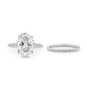 Bague ajustable en argent sterling 925 plaqué or avec diamant de laboratoire, bijou élégant et raffiné, cadeau pour femme - Product Image 2