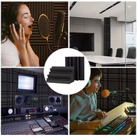 Piège acoustique moderne en mousse écologique à NRC élevé (0,9-0,95) pour l'insonorisation des studios et salles KTV