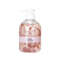 Gel Douche Hydratant Parfumé aux Fleurs Séchées Naturelles Personnalisé pour Soins Corporels – Vente en Gros