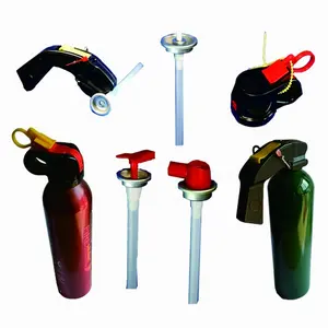 fire extinguisher actuator for valve actuator spray nozzle aerosol can