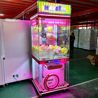 Machine à attraper les jouets, jeu d'arcade, machine à griffes vidéo, animaux en peluche, peluches pour enfants