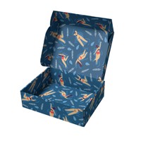 Muestra gratis y envío gratis Ropa Bufandas Papel Mailer Caja de embalaje de papel Suéter Camiseta Cajas de envío