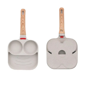 กระทะเคลือบกันติดพร้อมด้ามจับเบกาไลท์ โครงสร้างอะลูมิเนียมอัลลอยด์ ทนความร้อน เป็นมิตรกับสิ่งแวดล้อม ทำด้วยมือ ทำความสะอาดง่าย - Product Image 2