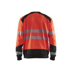 BLAKLADER - 354125285599XS Sudadera Hi-Vis Rojo/Negro-EAN 7330509621202 ROPA DE TRABAJO DE LA HI-VIS - Product Image 2