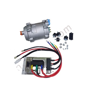 Phổ xe điện AC máy nén điều hòa không khí Scroll R134a r1234yf ô tô aircon máy nén 12V 24V 48V 48 1100 2500 - Product Image 5