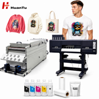 Imprimante DTF à système de circulation d'encre blanche avec 4 têtes I3200, prend en charge la personnalisation DIY, largement utilisée
