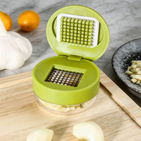 Presse-ail manuel, coupe-ail portable, outil multifonctionnel pour hacher le gingembre et le piment, hachoir à ail de cuisine