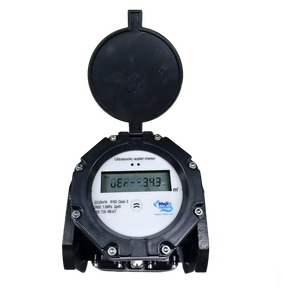 Medidor de Flujo de Agua Ultrasónico de Gran Diámetro DN80, Protección IP68, Conectividad con Brida, Caudal de 0.64-50 M/h, R250 - Product Image 1