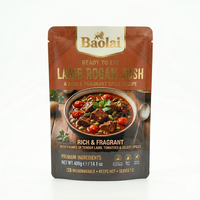 Pochette rétorque personnalisée imprimée 121 ° c sac en plastique bouillant prêt à consommer emballage de soupe pour Samgyetang