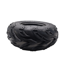 Pneu tubeless YUEBO 16x8-7 à bande de roulement flamme tout-terrain pour 4x4 ATV/buggy de plage/kart - Pneu robuste et durable avec garantie de 10 000 km