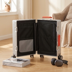 Set di Valigie Trolley da Viaggio in Alluminio con Scomparto per Laptop OEM/ODM, Ruote Girevoli Staccabili e Facili da Mantenere - Product Image 5