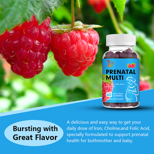 Gummies prénatales multi-vitamines les plus vendues avec vitamine B12 et biotine pour soutenir le développement du cerveau et du système nerveux - Product Image 6