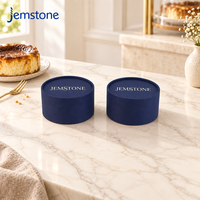 Boîte d'emballage cylindrique pour cheesecake basque de qualité alimentaire avec logo personnalisé, tube en papier écologique pour boîte à dessert ronde
