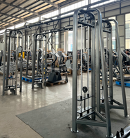 Équipement de musculation professionnel de haute qualité : Système de poulies à double câble réglable pour la musculation et le renforcement corporel (Crossover)