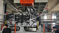 Máquina de soplado de extrusión de doble estación de doble capa para contenedores de HDPE IBC